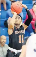  ?? STEPHEN M. DOWELL/ORLANDO SENTINEL ?? Senior Ladarron Cleveland and Seminole are No. 2 in Class 7A, Region 1 according to the latest FHSAA rankings.