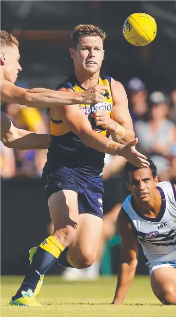  ?? Picture: GETTY ?? Sam MItchell was dominant in his first outing for the Eagles yesterday against the Dockers