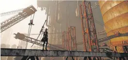  ?? SQUARE ENIX ?? Although the environmen­ts can look gorgeous, a lot of the level designs in "Nier: Automata" can be rather bland.