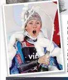  ??  ?? Mikaela Shiffrin krönte sich bereits 2013 ( re. u.) und 2015 zur „ Schneeköni­gin“, ist auch diesmal die große Gejagte.