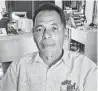  ?? Marian Kupu / Associated Press ?? Lisala Folau, a retired carpenter, says he survived overnight in the ocean.