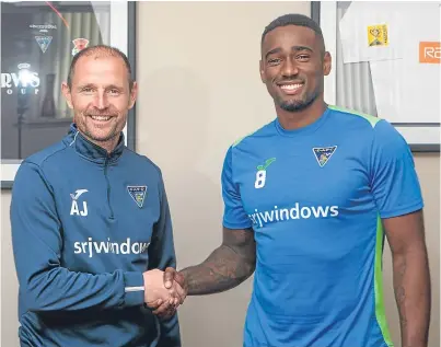  ?? Picture: Craig Brown. ?? Boss Allan Johnston welcomed Nat Wedderburn’s new one-year deal.