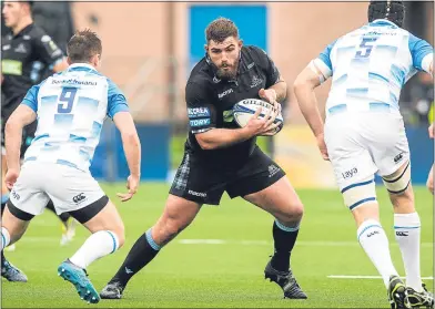  ??  ?? Jamie Bhatti has impressed at Glasgow this season