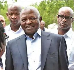  ?? /Facebook ?? Deputy President David Mabuza’s bodyguards have allegedly run up R10-million accommodat­ion bill.