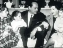  ??  ?? Liza Minnelli, Lona Lufht, Sid, Garland y el pequeño Joseph.