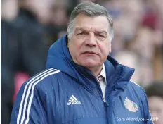  ?? — AFP ?? Sam Allardyce.