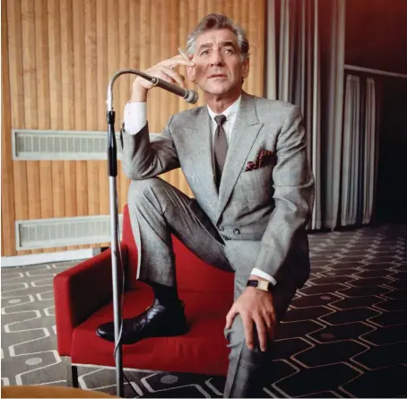  ??  ?? Leonard Bernstein, February 1970. © Fox Photos / Hulton Archive / Getty Images