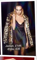  ??  ?? Jacket, £149, dress, £35