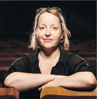  ?? MARK BLINCH/THE CANADIAN PRESS ?? Emma Stenning says her goal is to work through the process of “stabilizat­ion” at Soulpepper following allegation­s of inappropri­ate behaviour that rocked the Toronto-based company.