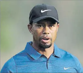  ?? FOTO: AP ?? Inédito desde febrero, Tiger Woods ha jugado 19 torneos desde julio de 2013