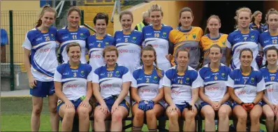  ??  ?? The Wicklow ladies team ahead of the Leinster Intermedia­te semi-final clash with Longford.0