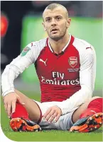  ??  ?? Arsenal midfielder Jack Wilshere