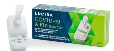  ?? Lucira Health photos ?? The test was approved by the FDA Feb. 24.