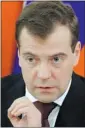  ??  ?? Dmitry Medvedev