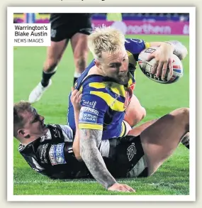  ?? NEWS IMAGES ?? Warrington’s Blake Austin