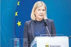  ?? FOTO: NINNI ANDERSSON/IMAGO ?? Die schwedisch­e Ministerpr­äsidentin Magdalena Andersson kündigte an, man wolle die Beziehunge­n zur Türkei ausbauen.