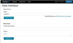  ??  ?? Figure 1: WebUI for InfluxDB
