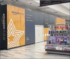  ?? Eric Anderson / Times Union ?? A new Amazon 4-star store is due to open soon at Crossgates Mall in Guilderlan­d. The store is located on the upper level of the mall, not far from Lord & Taylor and almost directly above the mall’s Apple store.