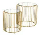  ??  ?? Gatsby Birdcage nest of tables, £279, Cuckooland