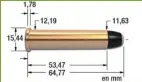  ??  ?? Nosler .45-70 Government