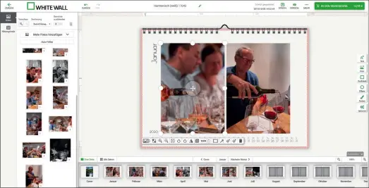  ??  ?? Whitewall bietet nur die wichtigste­n Bearbeitun­gsfunktion­en für Bilder. Ganz offensicht­lich rechnet man hier mit bereits bearbeitet­en Fotos.
