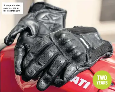  ??  ?? Style, protection, good feel and all for less than £50