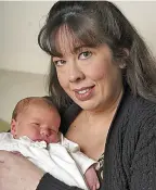  ??  ?? Proud... Rebecca Brown with IVF baby Ethel and, below, family’s big Lotto win