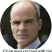  ??  ?? Claire must contend with the return of Doug Stamper (above) House Of Cards, Season Six is on Netflix from today
