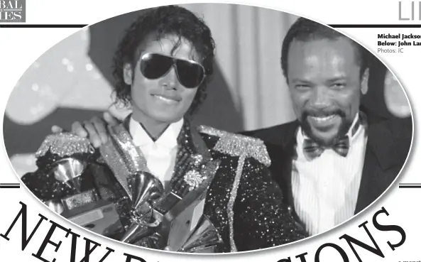  ?? Photos: IC ?? Michael Jackson (left) Below: John Landis