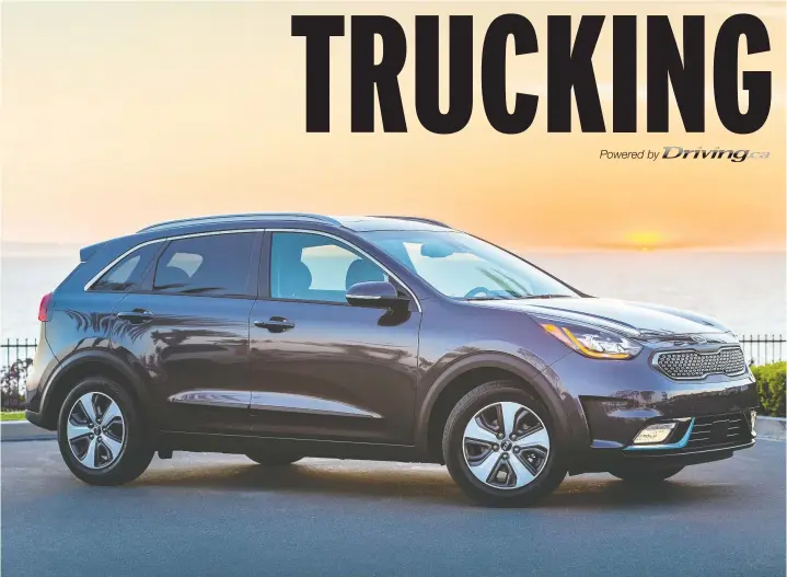  ??  ?? The 2020 Kia Niro boasts a frugal 4.7 L/100 km for the base version and 4.8 L/100 km for EX trims.