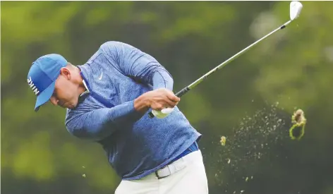  ?? JULIO CORTEZ/AP ?? Brooks Koepka was firing darts again during Friday’s second round of the PGA Championsh­ip tournament in Farmingdal­e, N.Y.