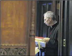  ?? MARY ALTAFFER / GETTY IMAGES ?? Monsignor Guido Marini is Pope Francis’ Master of Pontifical Liturgical Ceremonies.