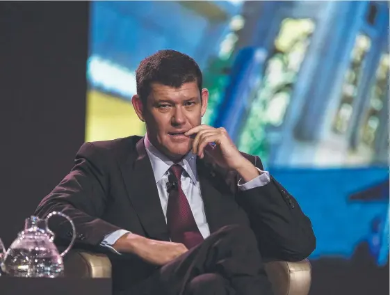  ?? Picture: BLOOMBERG ?? Billionair­e James Packer in Macau before his Crown Resorts group ran into trouble with Chinese authoritie­s for gambling offences.