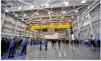  ?? TY GREENLEES / STAFF ?? A new $29.5 million Foreign Materials Exploitati­on facility at the National Air and Space Intelligen­ce Center was formally dedicated Friday at WrightPatt­erson Air Force Base.