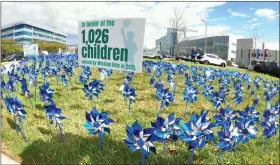  ?? SUBMITTED PHOTO ?? Mission Kids will bring attention to the number of children we serve using the ultimate childhood symbol of the pinwheel.”