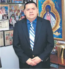  ?? FOTO: EL HERALDO ?? Francisco Portillo, líder hondureño en los Estados Unidos, pidió a los compatriot­as estar alertas ante los estafadore­s.