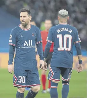  ?? Foto: md ?? Messi y Neymar, un gran tándem para el PSG