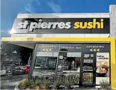  ?? ?? St Pierre’s Onehunga’s drivethru shop in Auckland is one of its most popular restaurant­s.