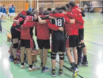  ?? FOTO: TSV ELLWANGEN ?? Die Volleyball­er aus Ellwangen entführen einen Punkt aus der Hauptstadt.