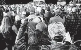  ?? AL DRAGO/THE NEWYORK TIMES ?? A QAnon hat is seen last month during a rally by President Trump in Mosinee, Wisconsin.