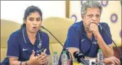  ?? PTI ?? Indian women's ODI captain Mithali Raj with coach WV Raman. ■