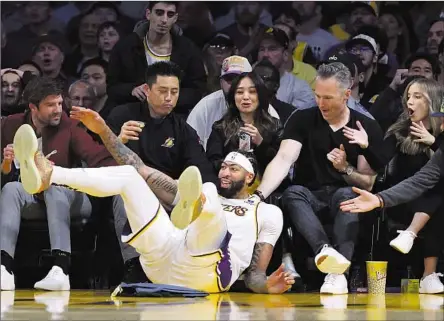  ?? Wally Skalij Los Angeles Times ?? LAKERS forward Anthony Davis says the team is capable of beating anyone or losing to anyone depending on their focus.