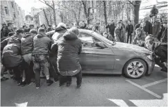  ?? REUTERS ?? Unas 500 personas fueron arrestadas en las manifestac­iones.