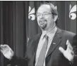  ?? FRANCIS VACHON/ THE GAZETTE ?? “You can never find fault with someone who is willing to reach out and meet people,” Liberal MNA Geoffrey Kelley said Friday.