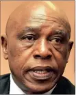  ??  ?? DAUNTED: Tokyo Sexwale