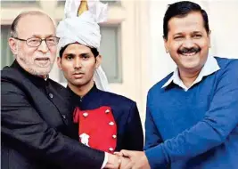  ??  ?? CM Arvind Kejriwal and L-G Anil Baijal have been tussling over the reins of Delhi’s governance