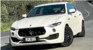  ??  ?? SUVs are usually the key to sales success – but not always. Levante not quite doing the job for Maserati.
