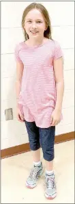  ?? Lynn Atkins/The Weekly Vista ?? Briley Wooldridge, a fourth-grader at Cooper Elementary School, is going to the national archery championsh­ips this month. She’s a member of the Cooper Archery team but will travel to Louisville, Ky., with her family later this month.