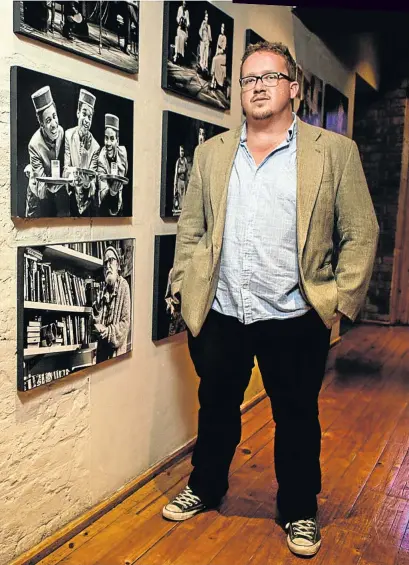  ?? Picture: Daniel Rutland Manners ?? Playwright Louis Viljoen is the Fugard Theatre’s Writer in Residence.