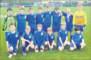  ?? ?? The Fermoy U11s that played Blarney at the weekend.